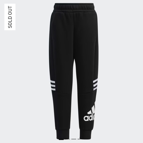 Adidas - Big Boys BADGE OF SPORT JOGGER PANTS Size Large (14/16) - Picture 5 of 9